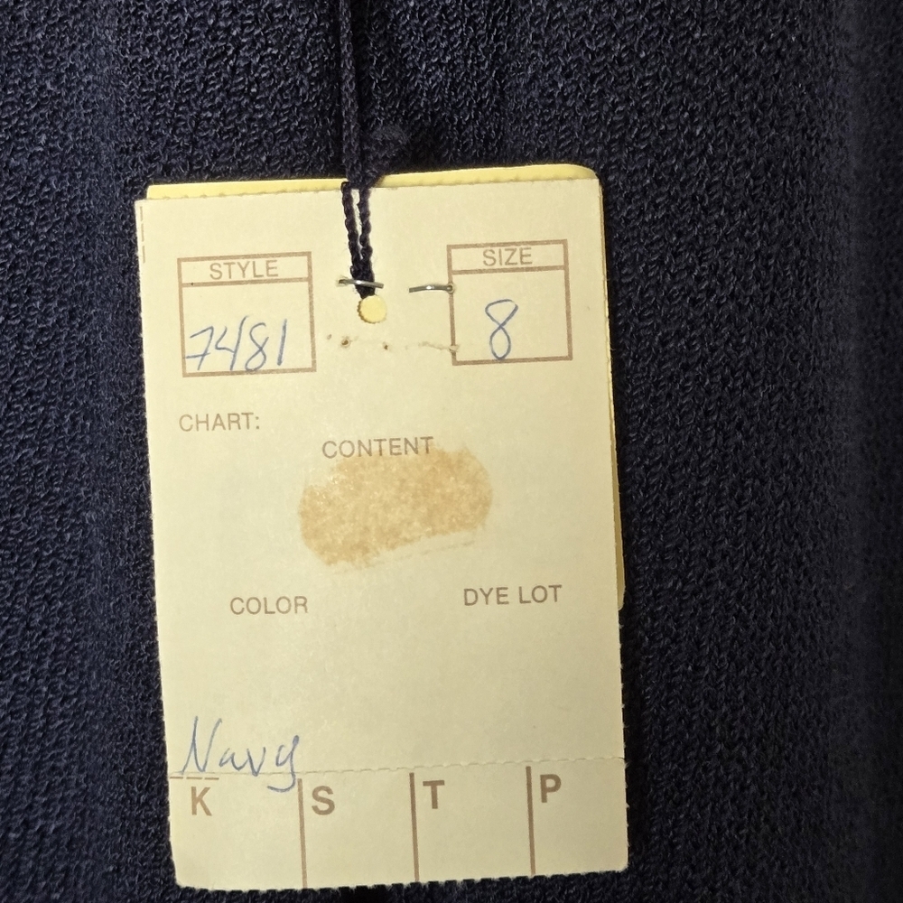 Vintage St. John Santana Knit Open Front Pocket Cardigan Sweater 8 - Picture 11 of 14